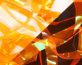 Fine FlashBack Strips, 3 mm, Hot Orange Pearl / 41
